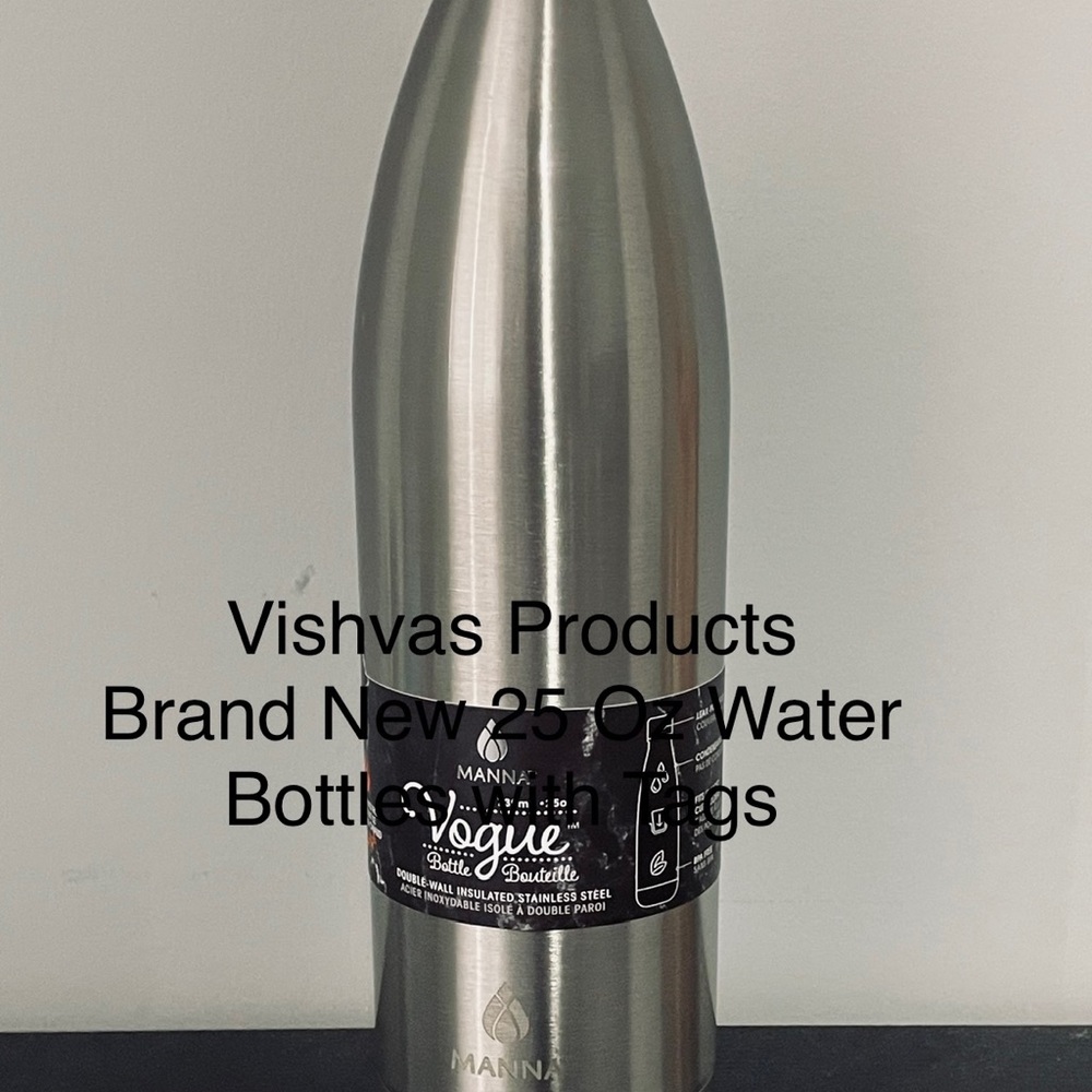 Manna Vogue 25 OZ Silver Double Insulation 18/8 Stainless Steel